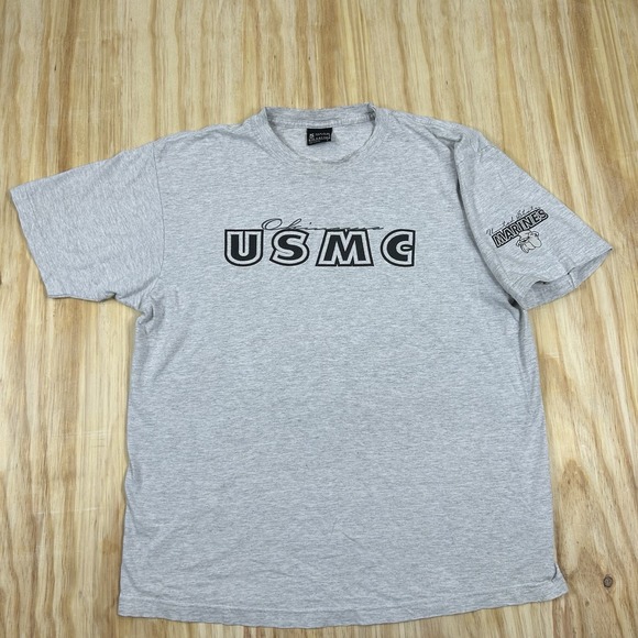Vintage Other - Vintage Y2K USMC United States Marine Corps T Shirt Mens Size‎ Large Roomy USA